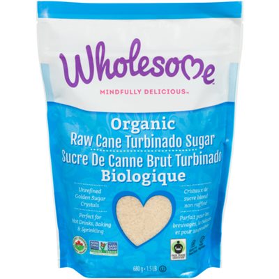 Wholesome Organic Light Brown Sugar 680g