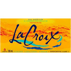 La Croix Sparkling Water Naturally Tangerine Essenced 8canx355ml