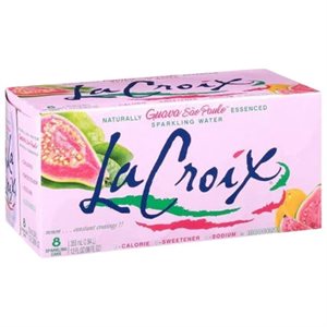 La Croix Sparkling Guava drink 8x355ml