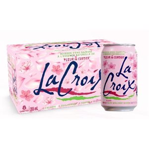 La Croix Sparkling Cherry Blossom Water 8x355ml
