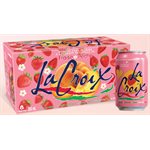 La Croix Eau pétillante Fraise et pêche 8x355ml