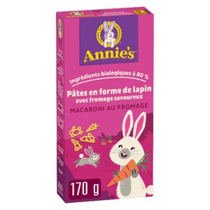 Annie`s Bunny Pasta with Yummy Cheese 170g