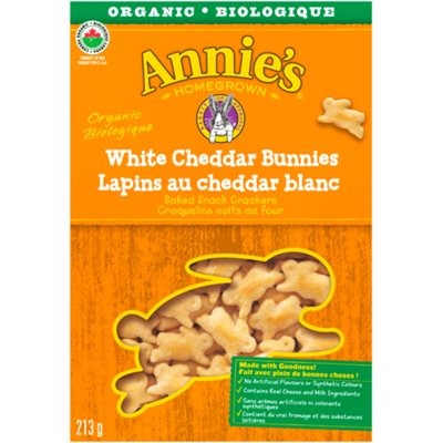 Annie's Craquelins Lapin Cheddar Blanc bio 213g