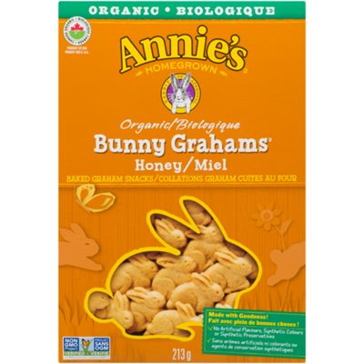 Annie's Biscuits Lapin graham cuites au four Saveur De Miel 213g