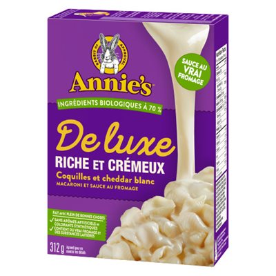 Annie's Deluxe Rich & Creamy Shells & White Cheddar