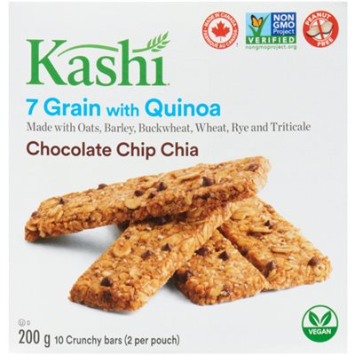 Kashi Crunchy Quinoa Choco & Chia Bars 200G