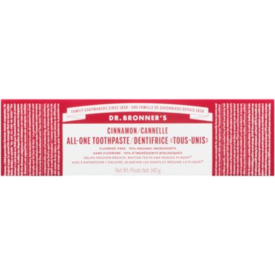 Dr. Bronner's Dentifrice Cannelle 140 g