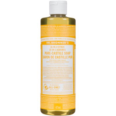 Dr. Bronner's 18-In-1 Citrus Pure-Castile Soap 473 ml 16oz / 