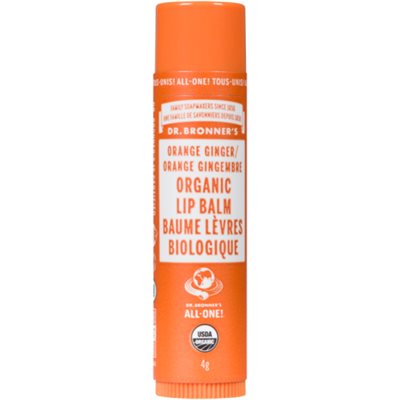 Dr. Bronner's Orange Ginger Organic Lip Balm 4 g 4.4ML