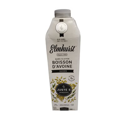 Elmhurst Milked Boisson D'Avoine 946ml