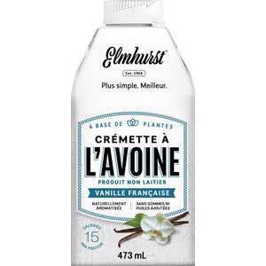 Elmhurst French Vanilla Oat Creamer 473ml