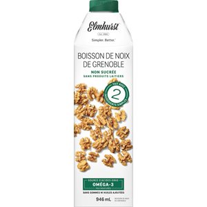 Elmhurst Boisson De Grenoble Non Sucree 946ml