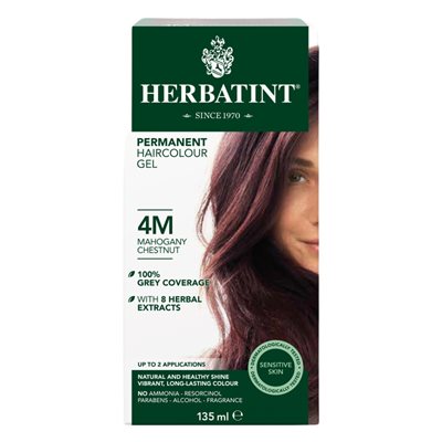 Herbatint Coloration permanente | 4M Châtain acajou 135ml