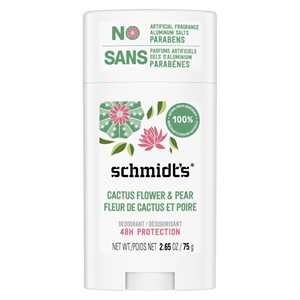 Schmidt's Naturals Cactus Flower & Pear Deodorant 75G