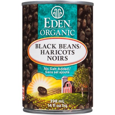 Eden Bio Haricots Noirs 398 ml