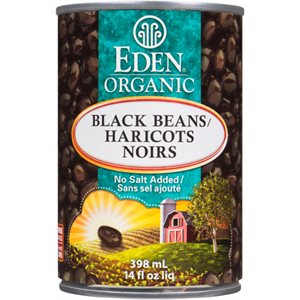 Eden Black Beans Organic 398 ml 