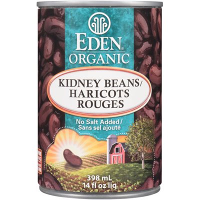 Eden Kidney Beans Organic 398 ml 