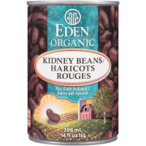 Eden Kidney Beans Organic 398 ml 