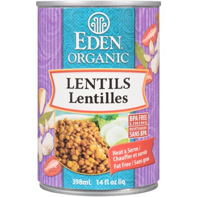 Eden Bio Lentilles 398 ml