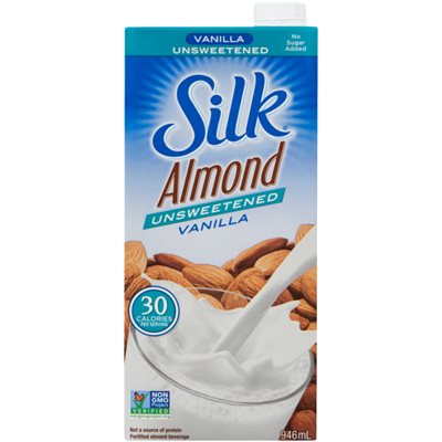 Silk Almond Vanilla Sugar Free Drink 946ml