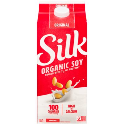 Silk Original Organic Soy Beverage 1.89l