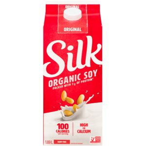 Silk Original Organic Soy Beverage 1.89l