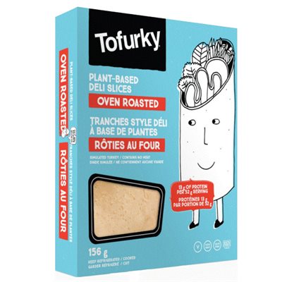 Tofurky plant based Oven Roasted Deli Slices 156g