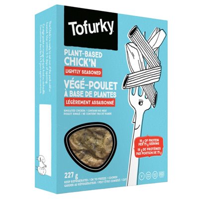 Tofurky VéGé-POULET LÉGÉREMENT ASSAISONNé 227g