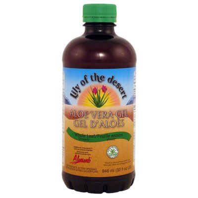 Gel d'alos feuille entieres 946ml Gel d'alos feuille entieres 946ml