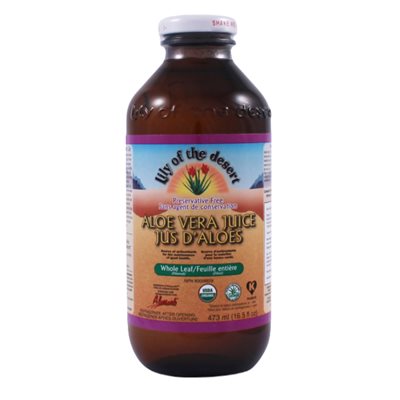 Jus d'aloes feuille entiere 473ml