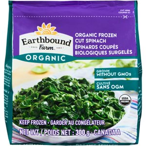 Earthbound Farm Organic Frozen Cut Spinach 300 g 