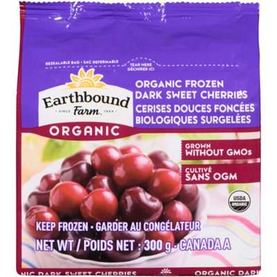 Earthbound Farm Organic Frozen Dark Sweet Cherries 300 g 