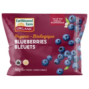 Earthbound Farm Bleuets biologiques format familial 900g