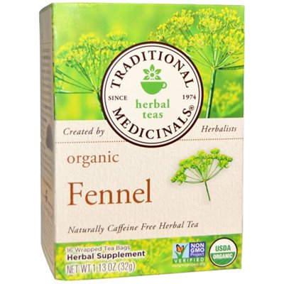 Traditional Medicinals Organic Fennel Herbal Tea 20S