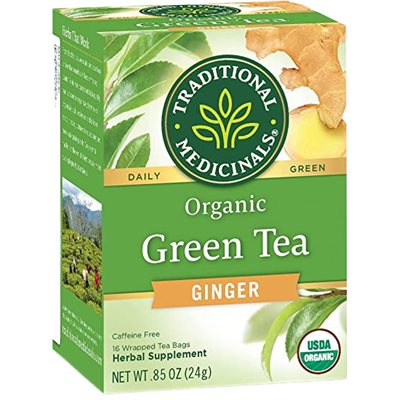 Traditional Medicinals Organic Ginger Green Tea