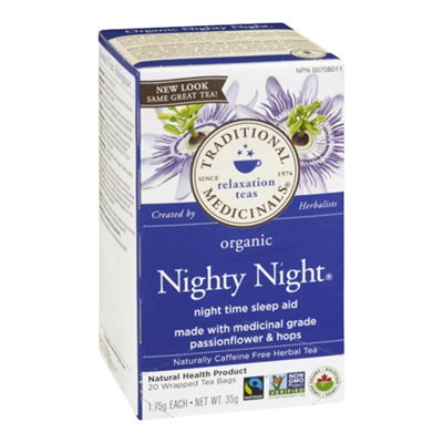 Traditional Medicinals Organic Nighty night Herbal tea 16s