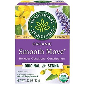 Traditional Medicinals Tisane Smooth Move Laxatif Sene Bio 20S