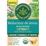 Traditional Medicinals Tisane réducteur de stress détente verveine citronnelle et menthe bio 24g