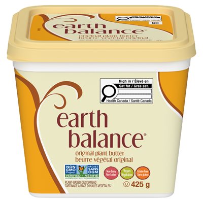 Earth Balance Tartinade Traditionnelle Originale 425 g