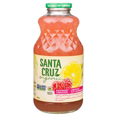 Santa Cruz Limonade à la framboise bio 946 ml Santa Cruz Limonade à la framboise bio 946 ml