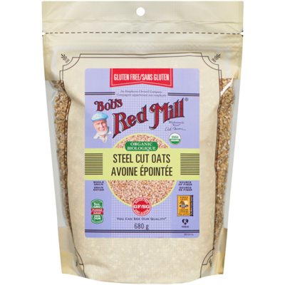 Bob's Red Mill Organic G-F Steel Cut Oats 680g