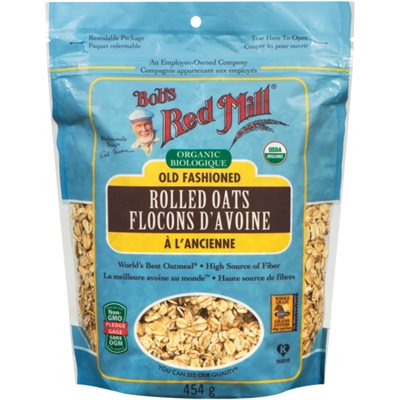 Bob's Red Mill Organic Old Fashioned Rolled Oats 454g