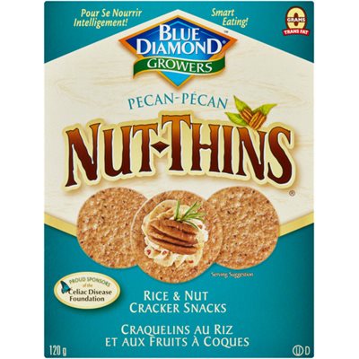 Blue Diamond Almond Pecan Nut Thins 120g