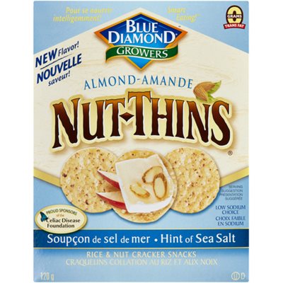 Blue Diamond Craquelin Sel De Mer Nut Thins 120g