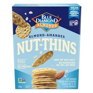 Blue Diamond Craquelin Sel De Mer Nut Thins 120g