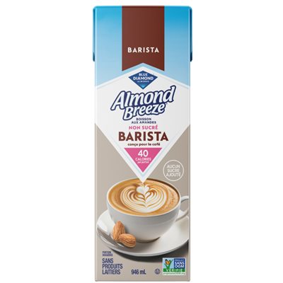 Blue Diamond Boisson Almond Breeze Barista Non Sucrée 946Ml