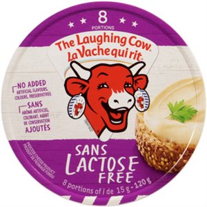 The Laughing Cow Lactose Free Cheese 120g