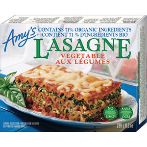 Amy's Kitchen Lasagne Aux Légumes 269g