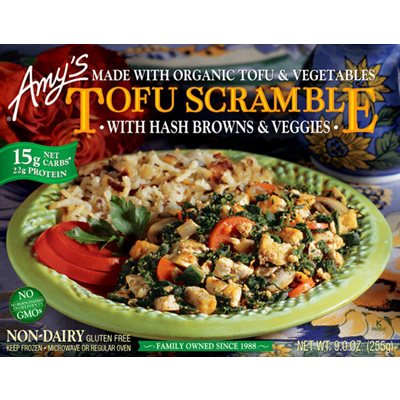 Amy's Kitchen Veggie Scramble With Tofu & Hash Browns 255g