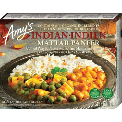 Amy's Kitchen Mattar Paneer 284g